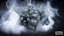 Polyhedral 7-Dice Set CHXLE431 - Frosted Smoke/White
